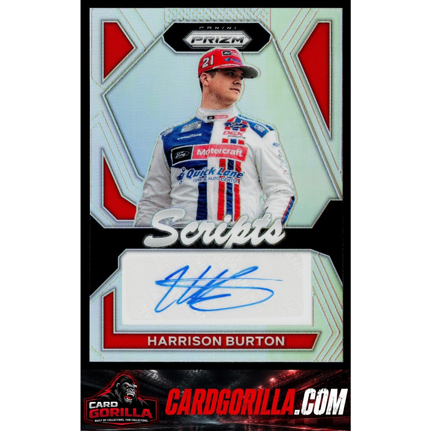 2024 Panini Prizm #S-HBT Harrison Burton Scripts