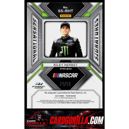 2024 Panini Prizm #SS-RHT Riley Herbst Sensational Signatures Red #/99