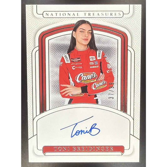 2025 Panini National Treasures Toni Breidinger #31 Signatures 37/99 Auto