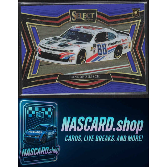 2025 Panini Select #120 Connor Zilisch Blue Prizms #/175 RC