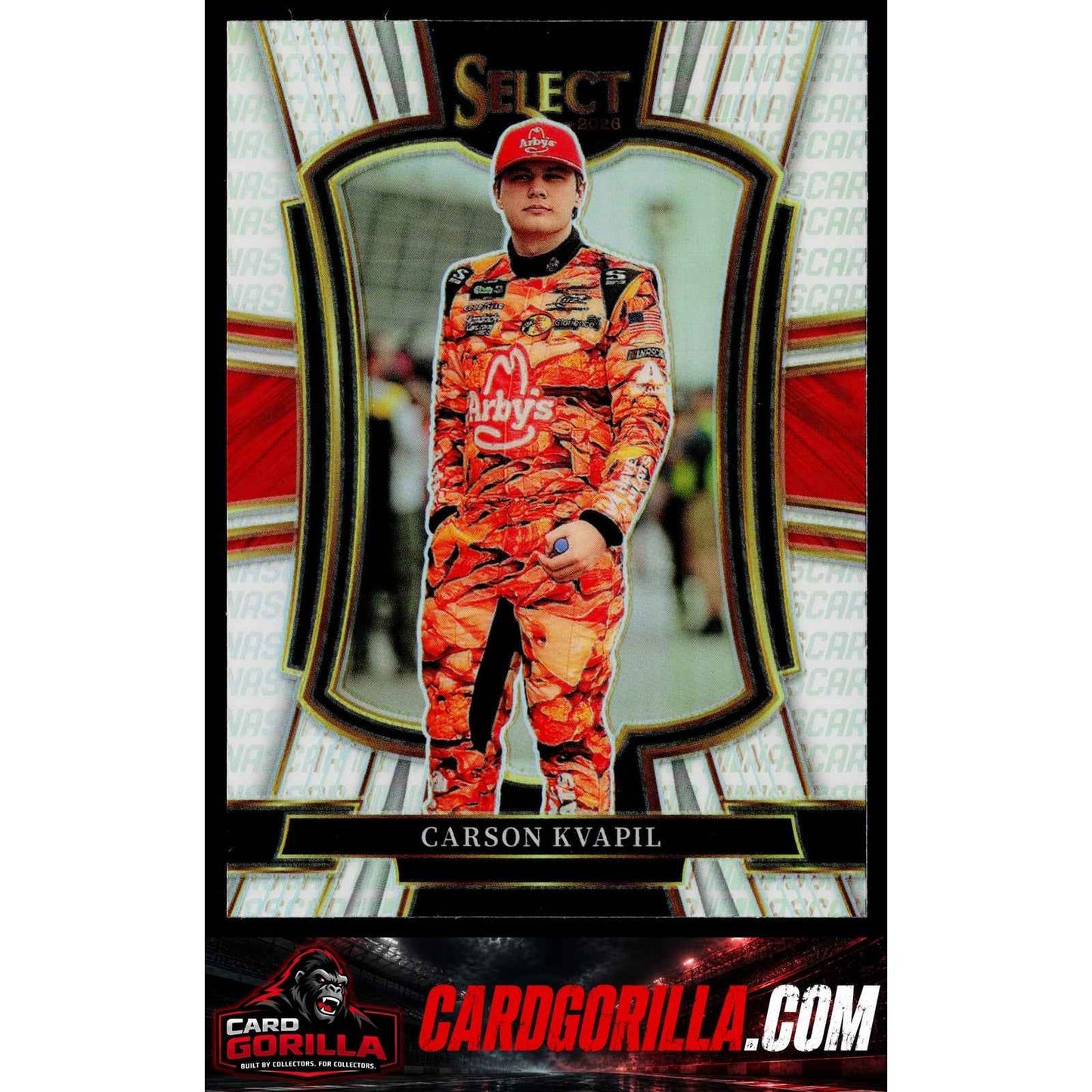 2026 Panini Select #265 Carson Kvapil Silver NASCAR Logo