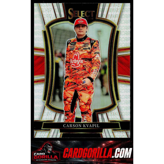 2026 Panini Select #265 Carson Kvapil Silver NASCAR Logo