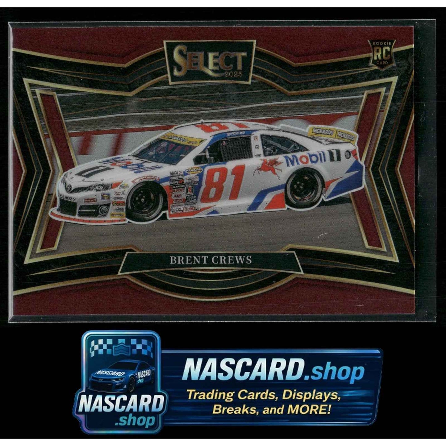 2025 Panini Select #141 Brent Crews Maroon Prizms #/125