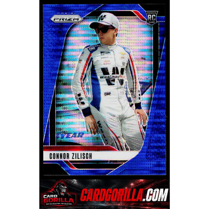2025 Panini Prizm #29 Connor Zilisch Blue Pulsar #/75 RC