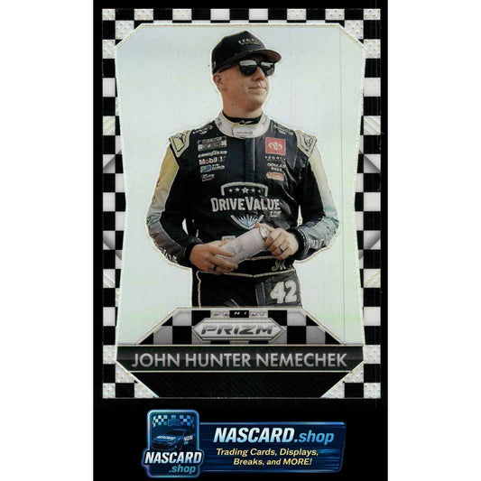 2025 Panini Prizm #191 John Hunter Nemechek Checkered Flag #/75