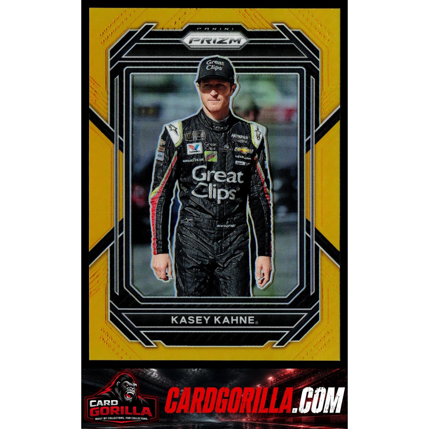 2023 Panini Prizm #13 Kasey Kahne Gold Prizm #/10