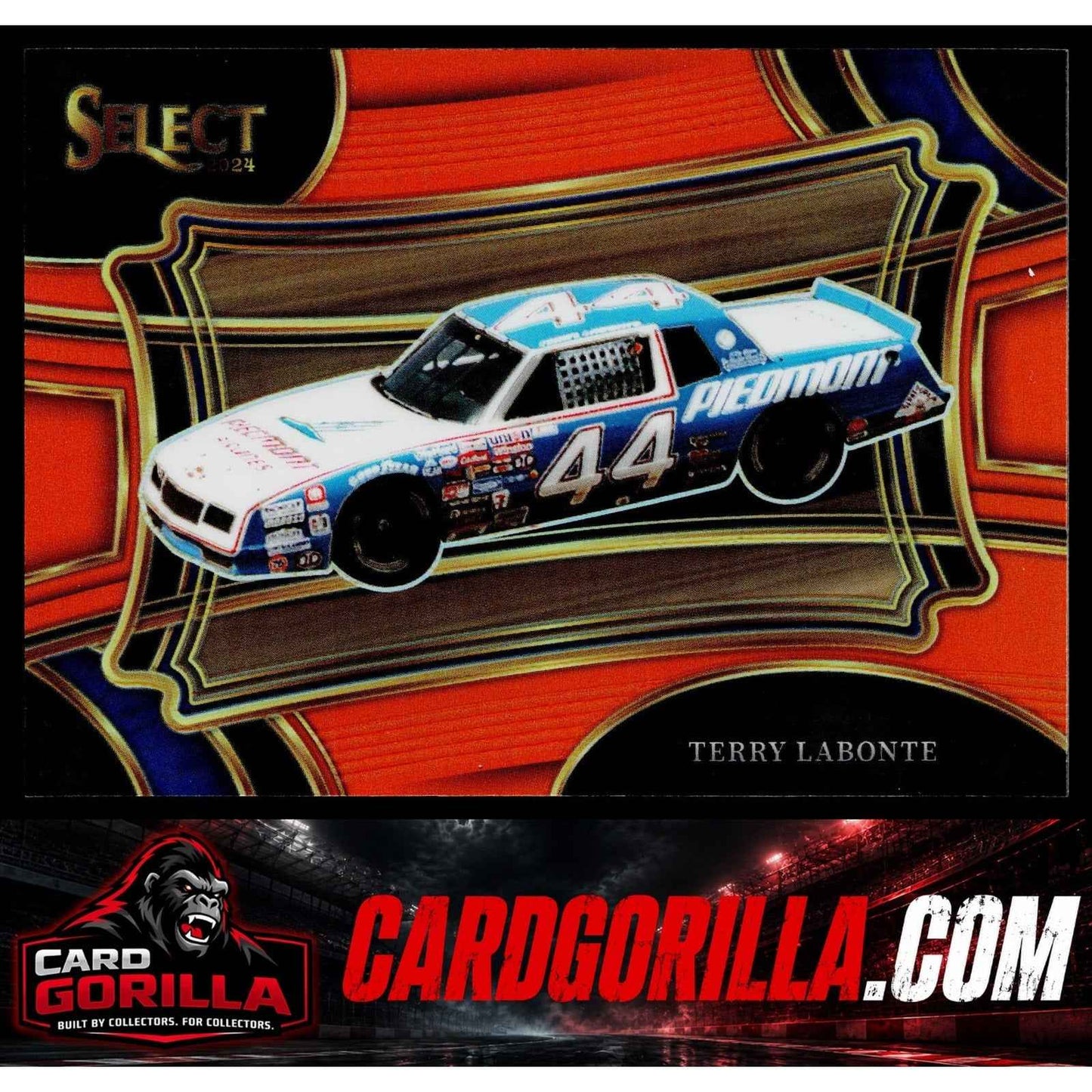2024 Panini Select #185 Terry Labonte Orange Prizms #/49