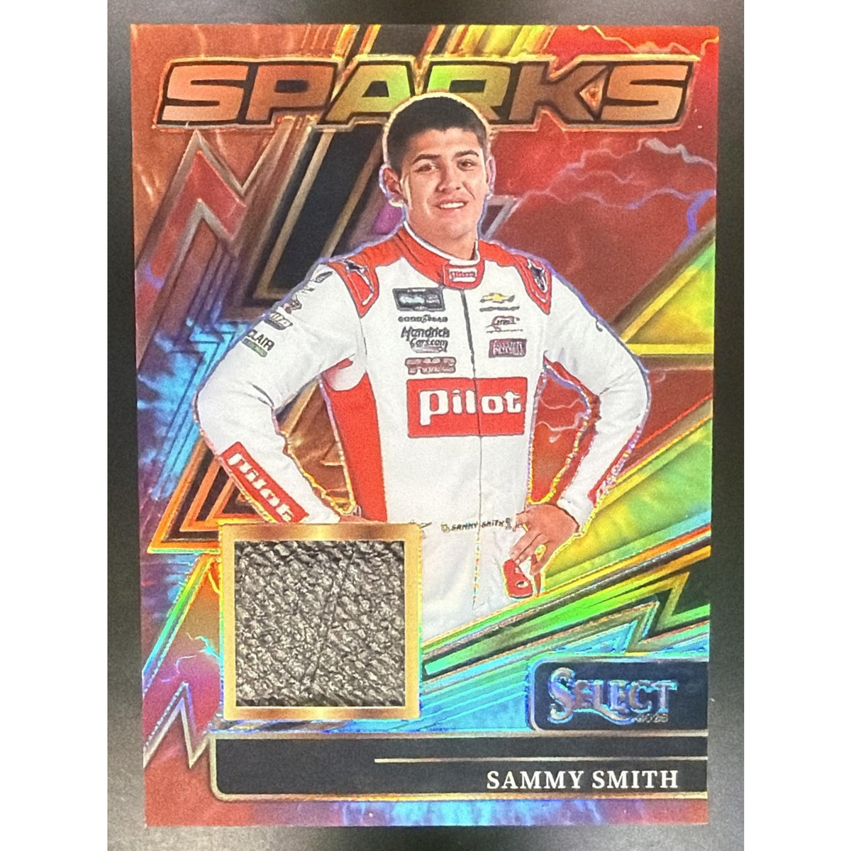 2026 Panini Select NASCAR Sammy Smith #11 Sparks Tie-Dye Prizms 2/25