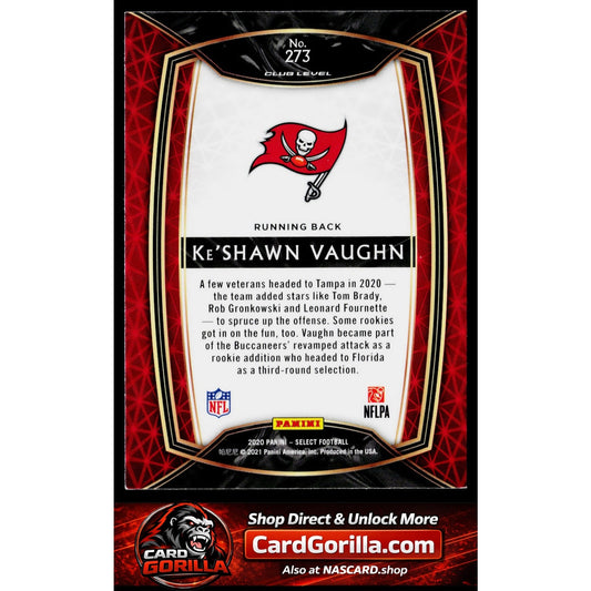 2020 Panini Select #273 Ke'Shawn Vaughn