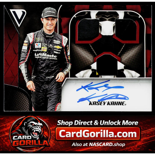 2019 Panini Victory Lane #TSS-KK Kasey Kahne Triple Swatch Signatures