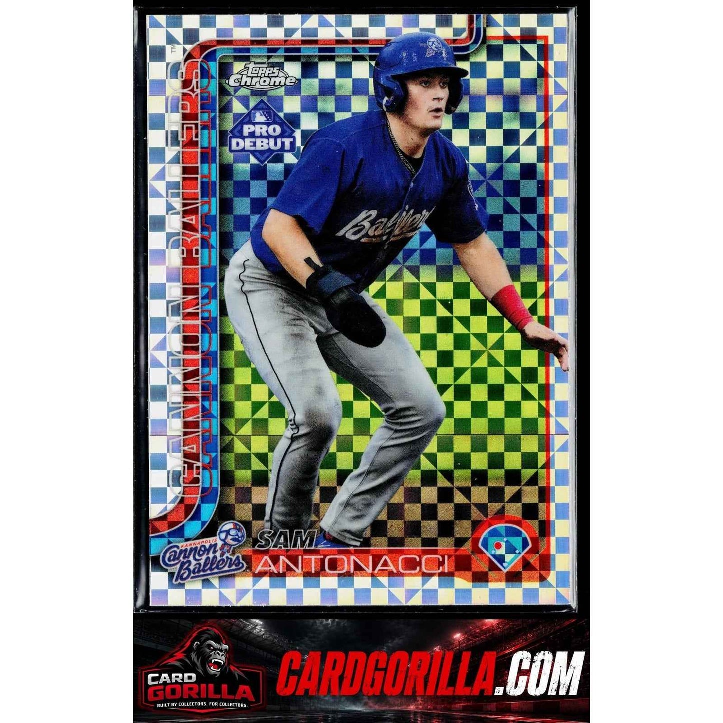 2025 Topps Pro Debut #PDC-109 Sam Antonacci Chrome X-Fractor