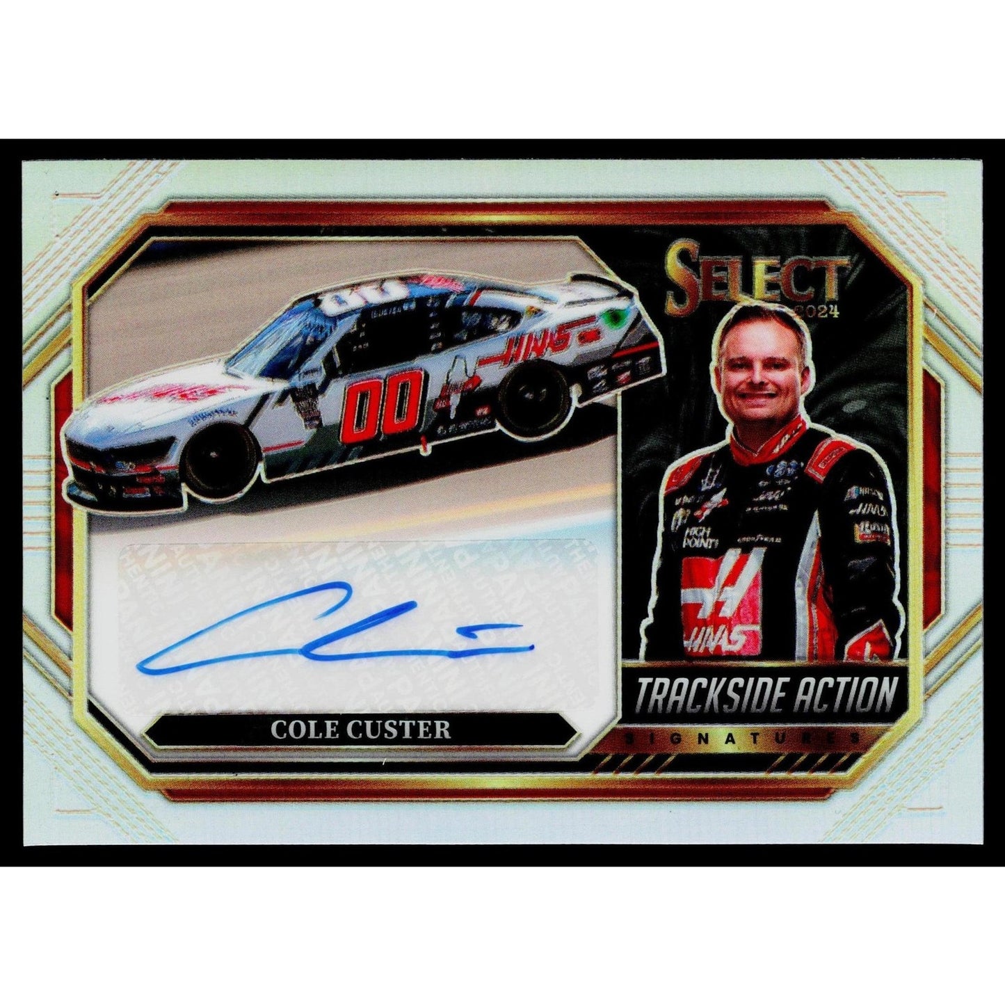 2024 Panini Select #TAS-CCT Cole Custer Trackside Action Signatures