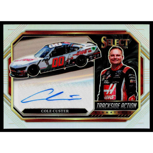 2024 Panini Select #TAS-CCT Cole Custer Trackside Action Signatures