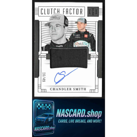 2024 Panini National Treasures Chandler Smith Clutch Factor Signatures #/49