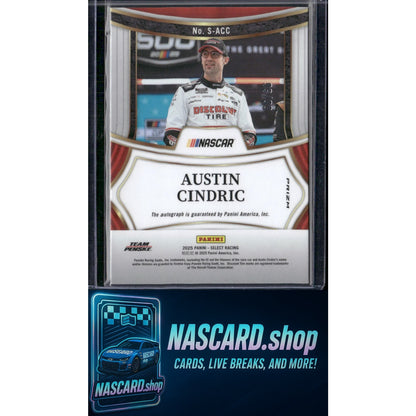 2025 Select Racing #S-ACC Austin Cindric SIgnatures Blue Prizms #/99 - NASCARD.shop