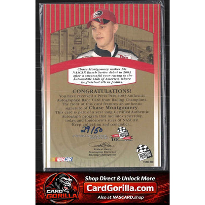 2003 Press Pass #NNO Chase Montgomery Signings Gold #/50