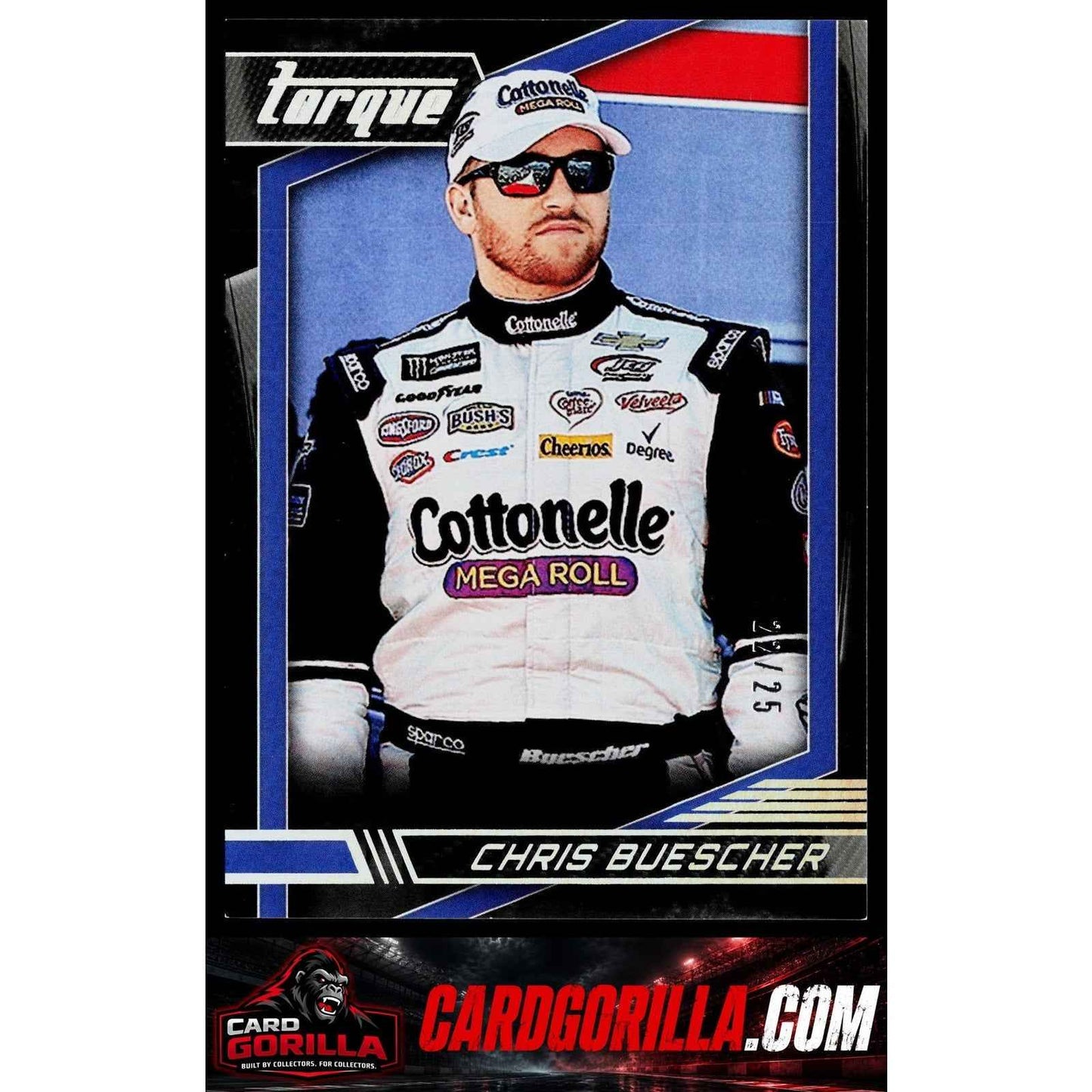 2017 Panini Torque #16 Chris Buescher Holo Silver #/25