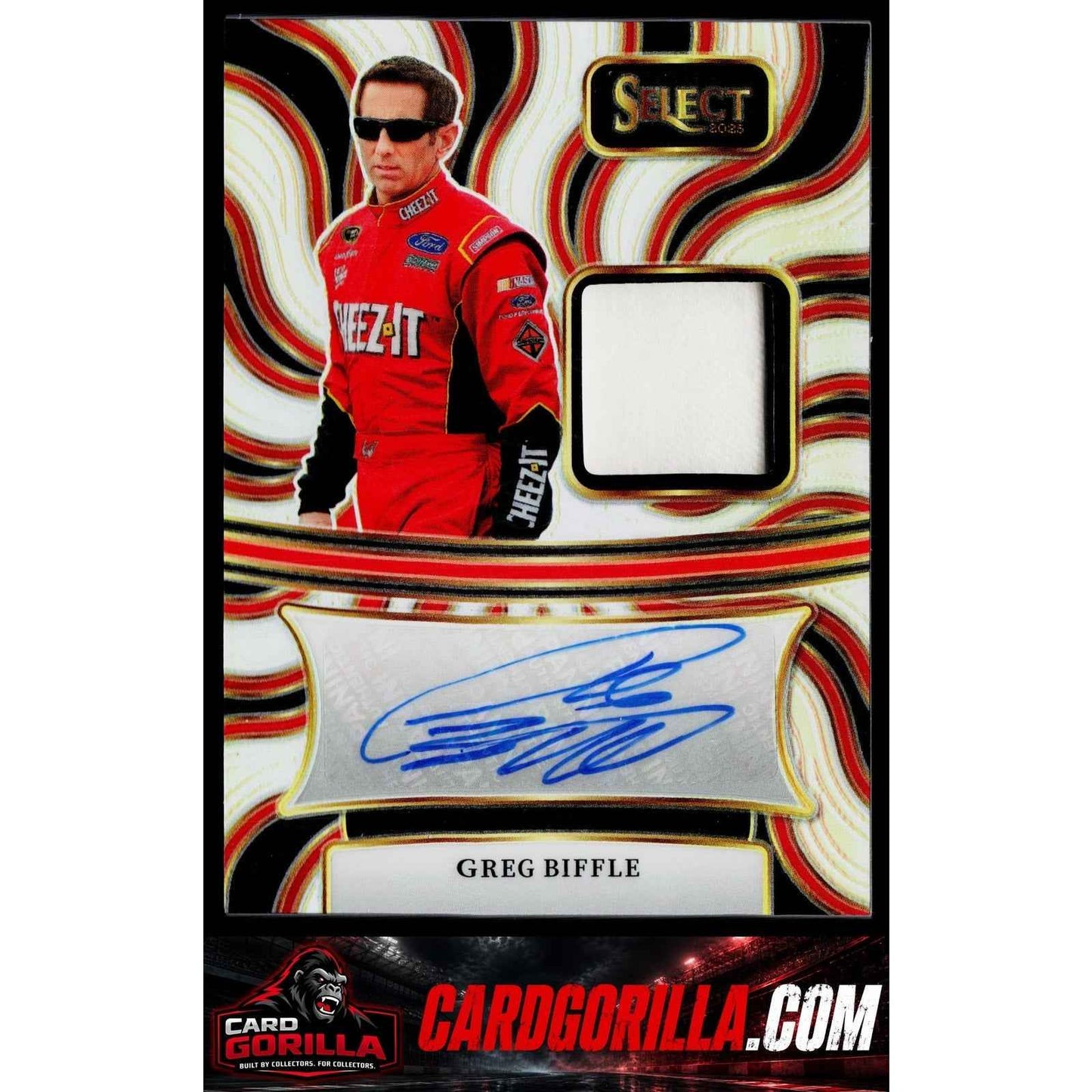 2025 Panini Select #AM-GBF Greg Biffle Autographed Memorabilia #/99