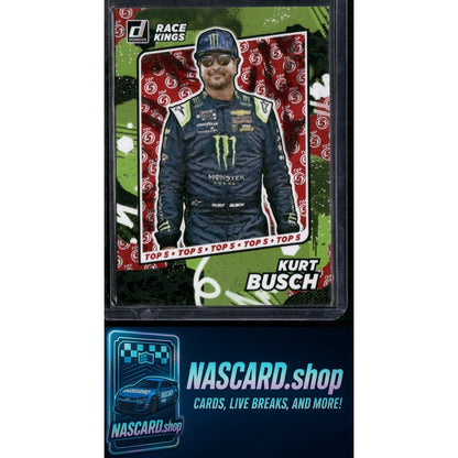 2022 Donruss #13 Kurt Busch Top 5 #/5