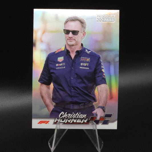 2024 Topps Paddock Pass Formula 1 - Chrome Refractor #72 Christian Horner - NASCARD.shop