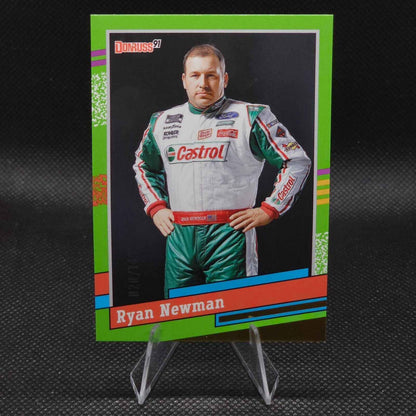 2024 Panini Donruss Racing 1991 Retro Lime Green #132 Ryan Newman 020/149 - NASCARD.shop