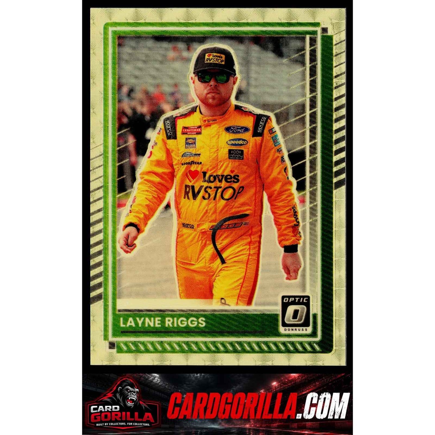 2025 Donruss #65 Layne Riggs Optic Gold Vinyl #1/1