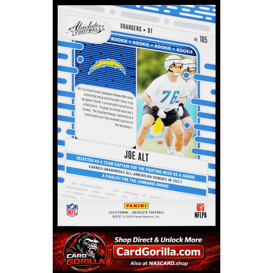 2024 Panini Absolute #105 Joe Alt Retail