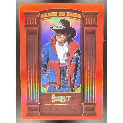 2026 Panini Select NASCAR Richard Petty #1 Claim to Fame Red Prizms 17/99