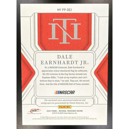 2025 Panini National Treasures Dale Earnhardt Jr. #6 Premium Patches 25/25 MEM
