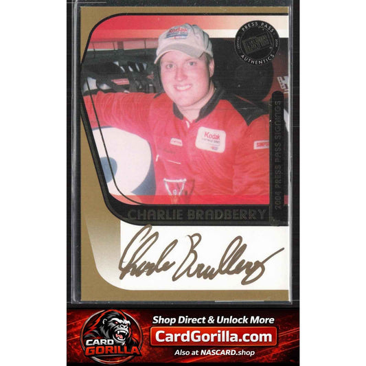 2004 Press Pass #NNO Charlie Bradberry Signings Gold #/50