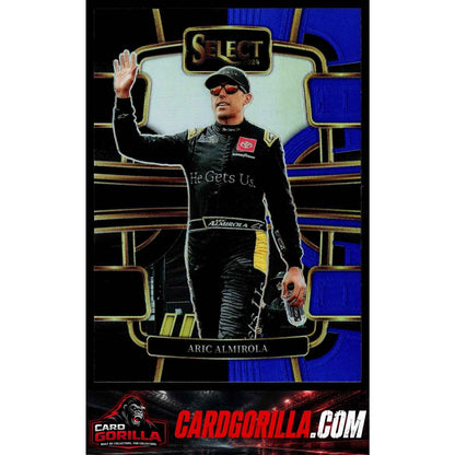 2024 Panini Select #50 Aric Almirola Black and Blue Prizms #/49
