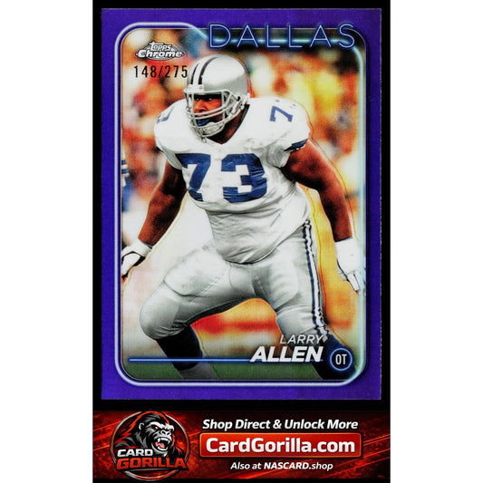 2024 Topps Chrome #58 Larry Allen Purple Refractor #/275