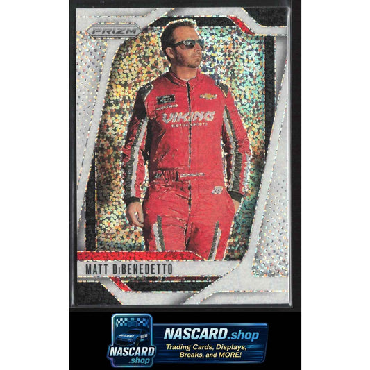 2025 Panini Prizm #77 Matt DiBenedetto White Sparkle