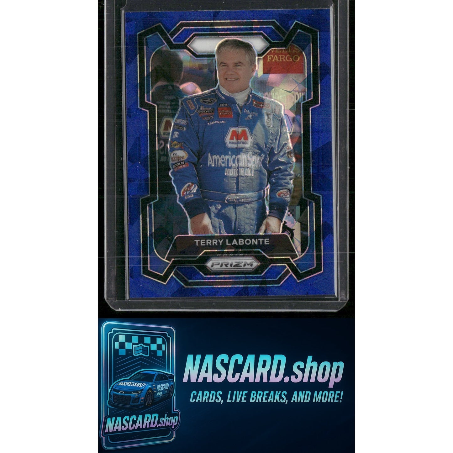 2024 Panini Prizm #26 Terry Labonte Blue Ice - Card Gorilla