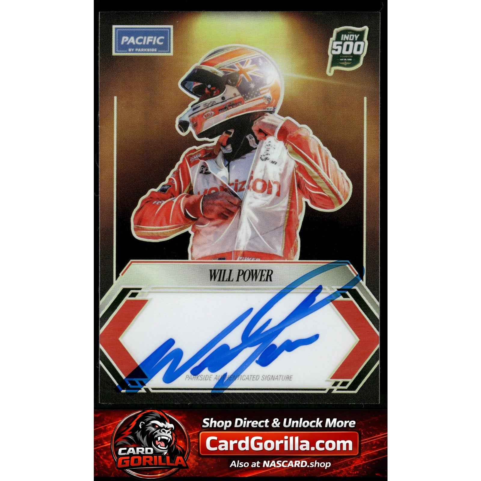 2025 Parkside Indy 500 Pacific #PP-WP Will Power Signature Series