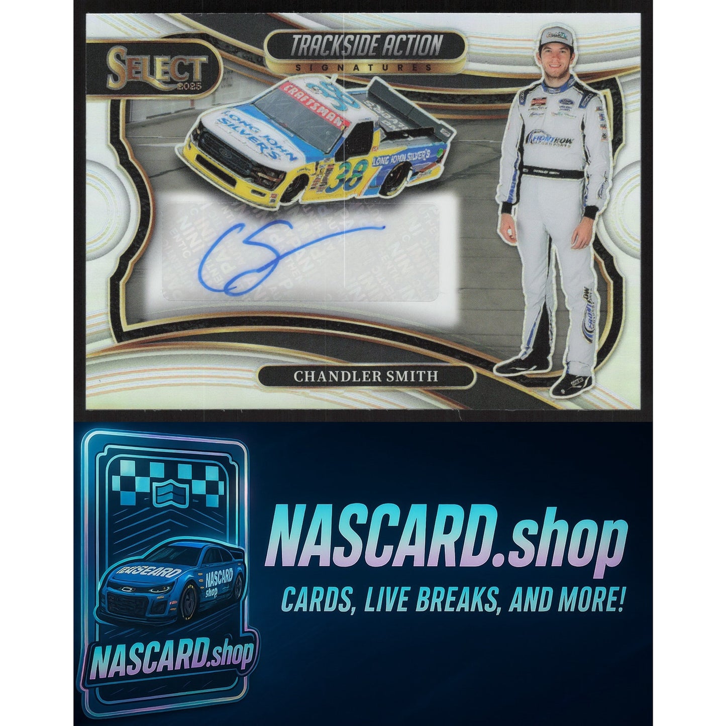 2025 Panini Select #TAS-CST Chandler Smith Trackside Action Signatures