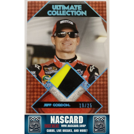2012 Press Pass #UC-JG Jeff Gordon Ultimate Collection Blue Holofoil #/25 - NASCARD.shop