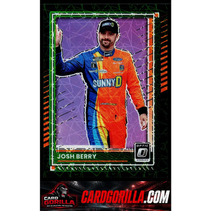 2025 Donruss #85 Josh Berry Optic Green Velocity #/99