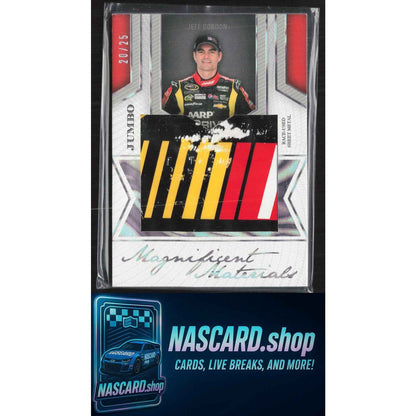 2013 Press Pass Fanfare Jeff Gordon Magnificent Materials Jumbo Swatches #/25