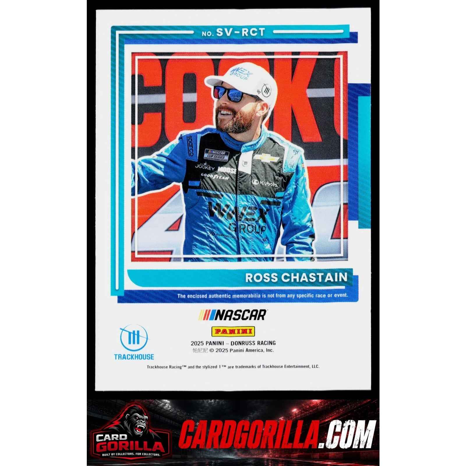 2025 Donruss #SV-RCT Ross Chastain Souvenir Swatches