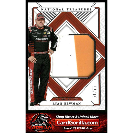 2025 Panini National Treasures #SIL-RNM Ryan Newman Silhouettes #/75