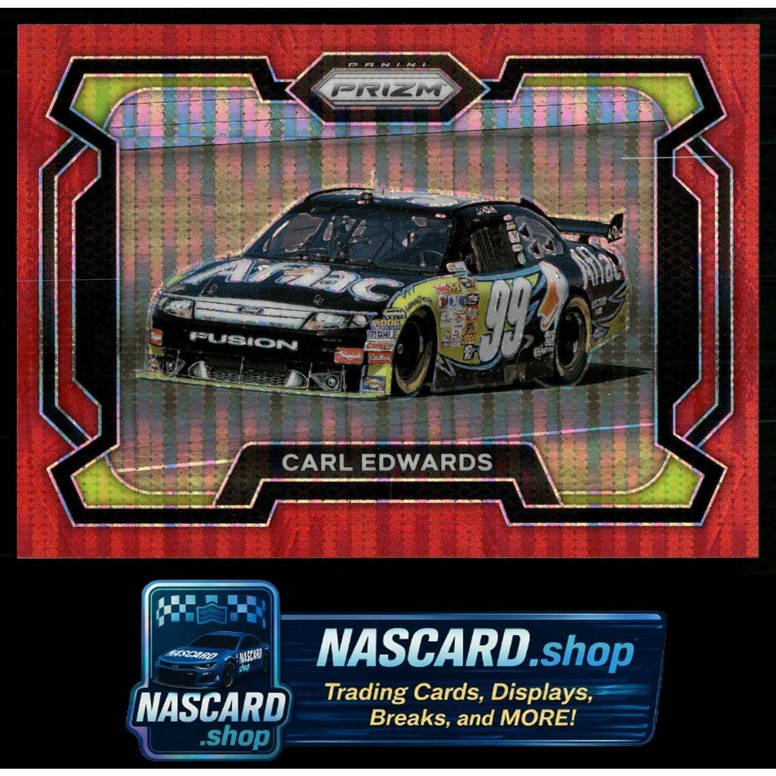 2024 Panini Prizm #70 Carl Edwards Red Pulsar #/199