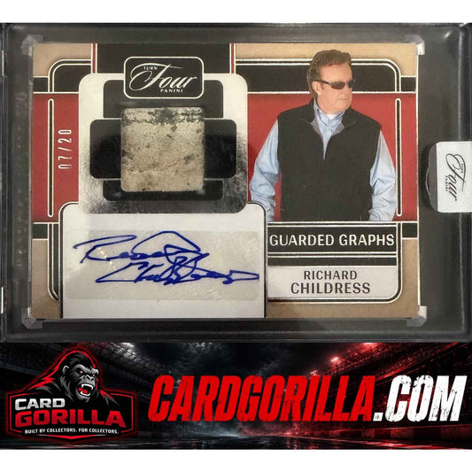 2025 Panini Turn Four #GG-RCS Richard Childress Guarded Graphs #/20