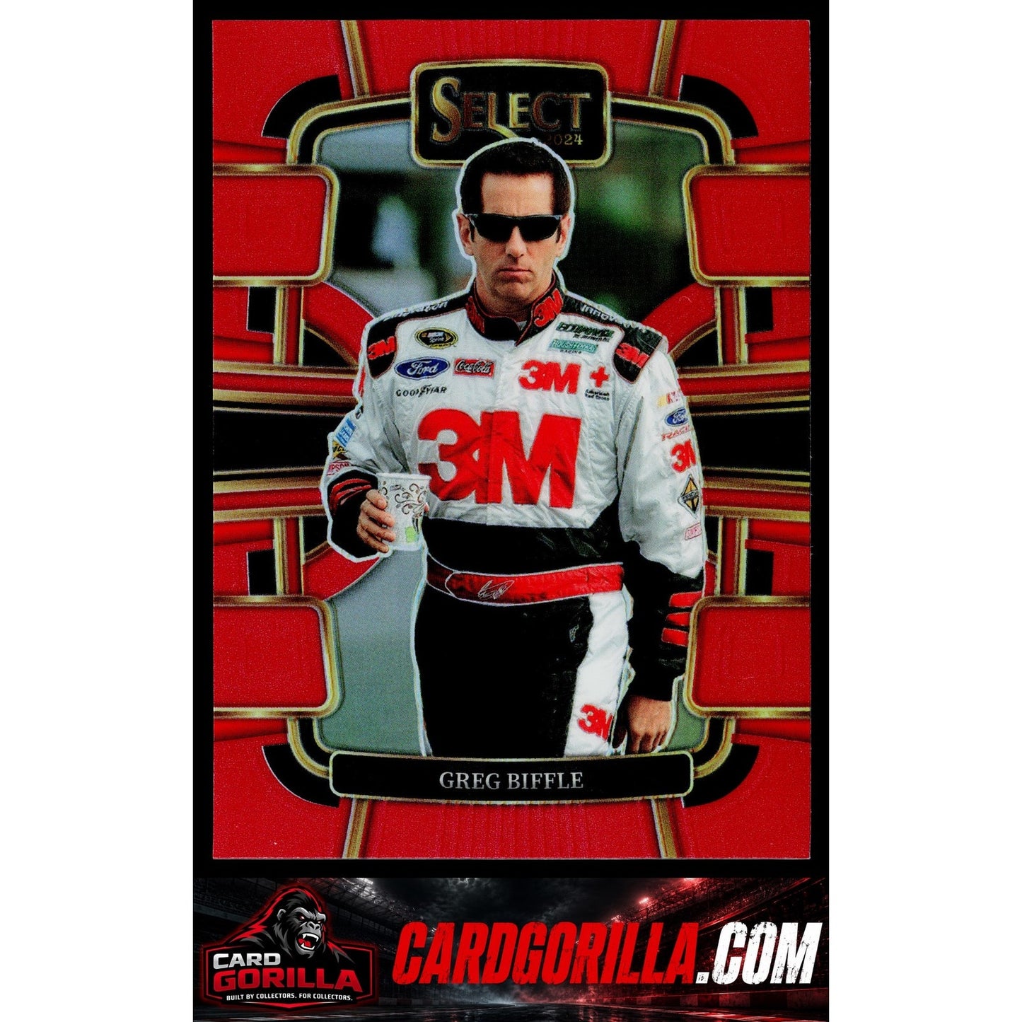 2024 Panini Select #8 Greg Biffle Red Prizms #/149