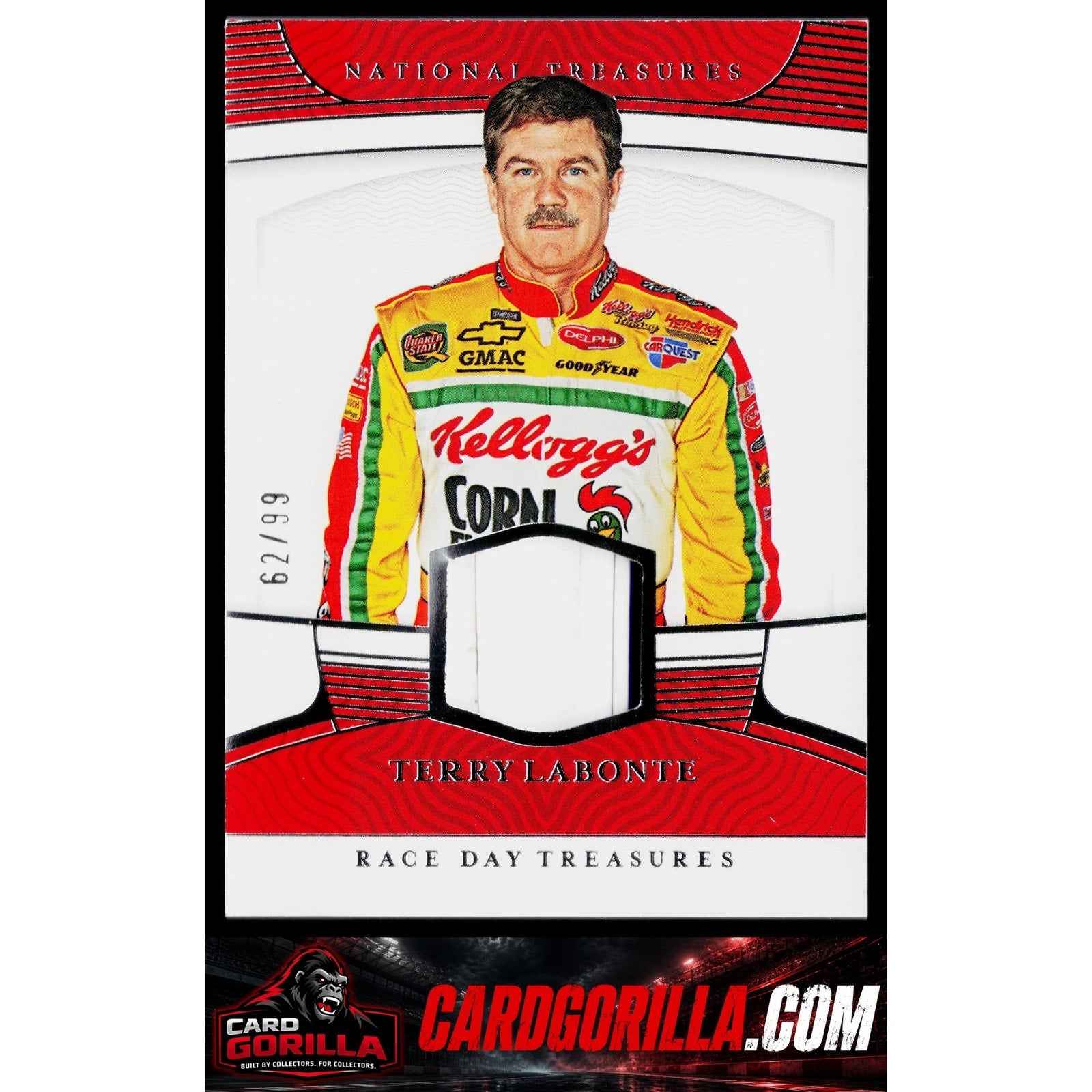 2023 Panini National Treasures Terry Labonte Race Day Treasures Sheet Metal #/99
