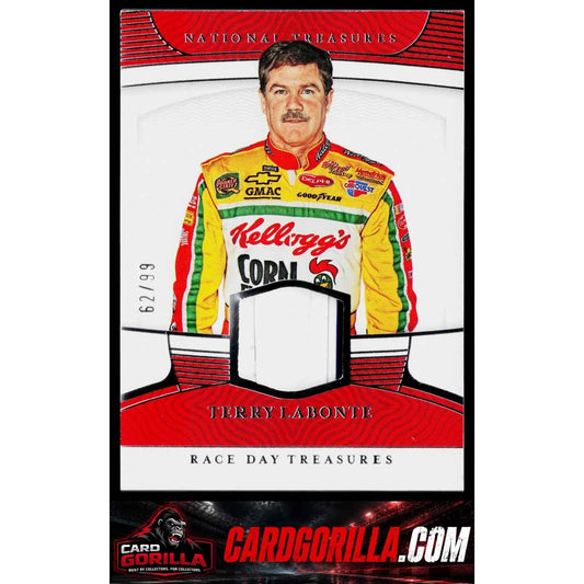 2023 Panini National Treasures Terry Labonte Race Day Treasures Sheet Metal #/99
