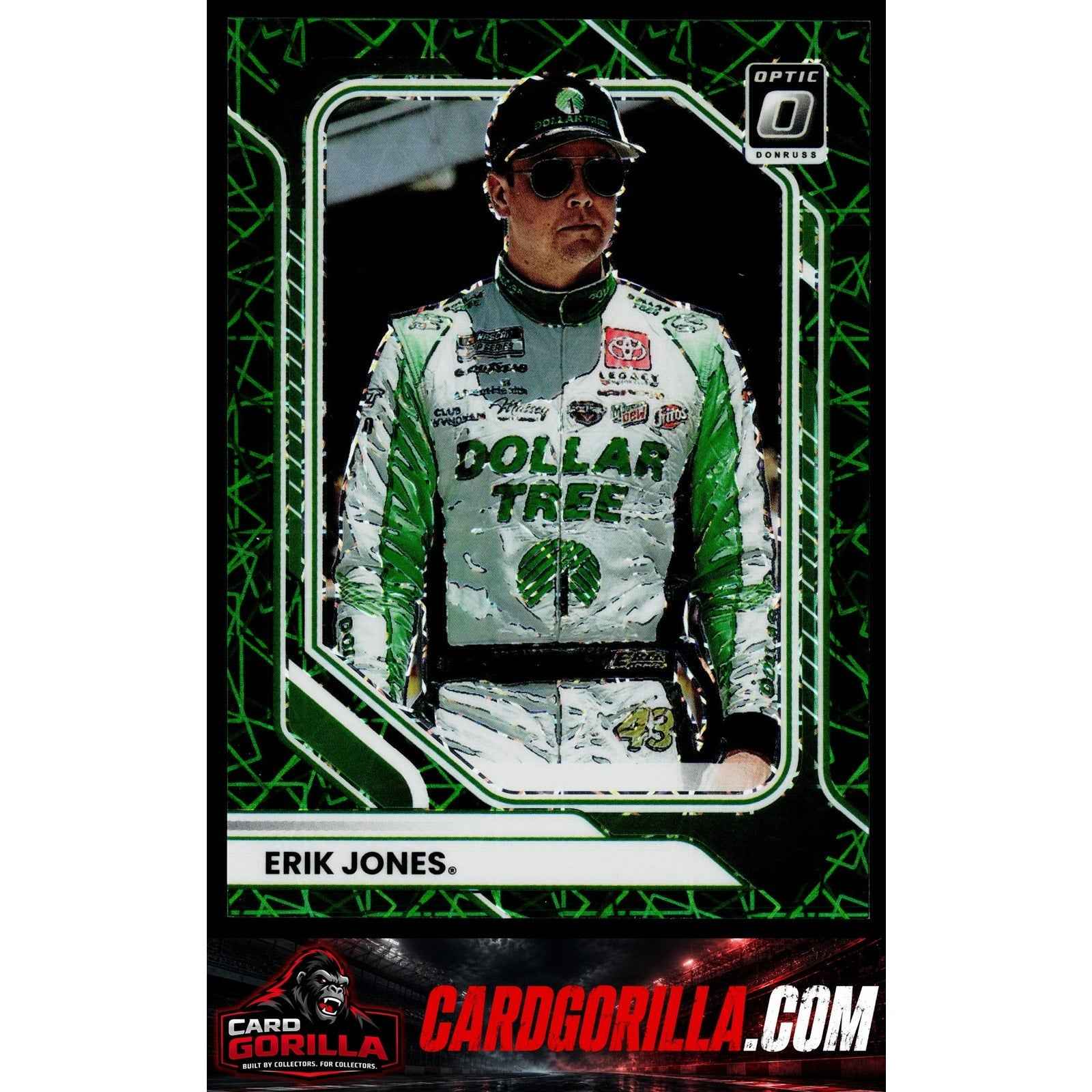 2026 Donruss #93 Erik Jones Optic Green Velocity #/99