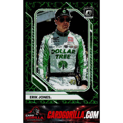 2026 Donruss #93 Erik Jones Optic Green Velocity #/99