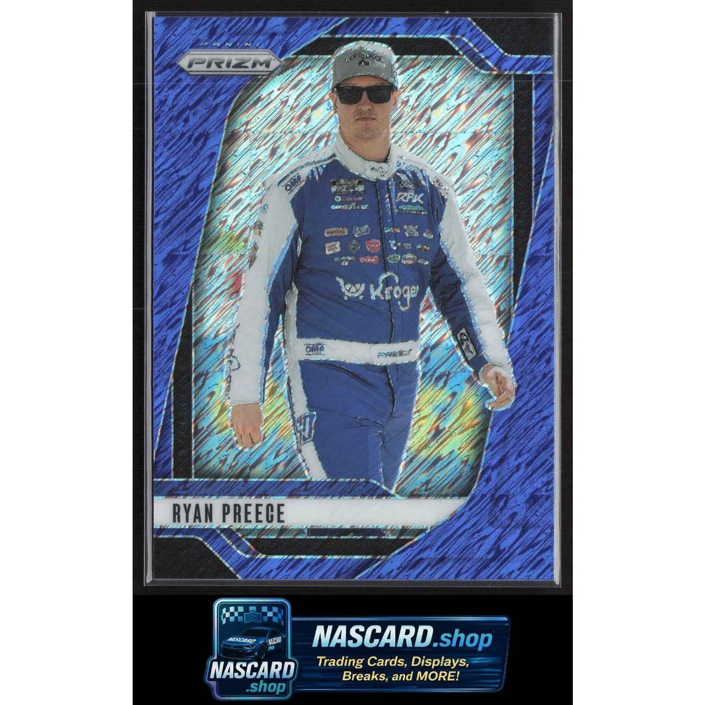 2025 Panini Prizm #32 Ryan Preece FOTL Blue Shimmer #/10