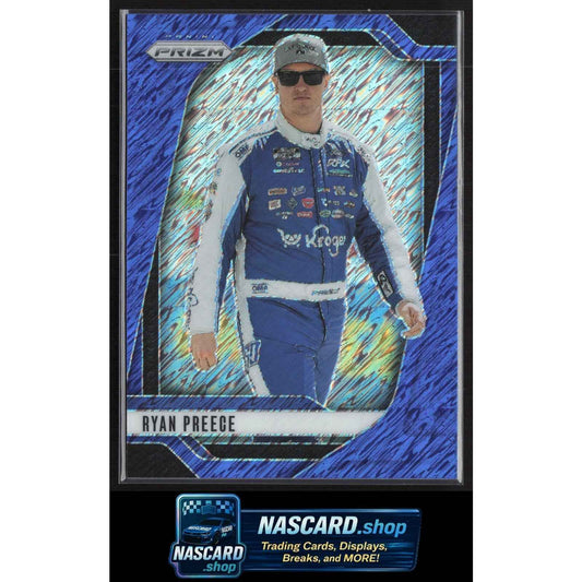 2025 Panini Prizm #32 Ryan Preece FOTL Blue Shimmer #/10